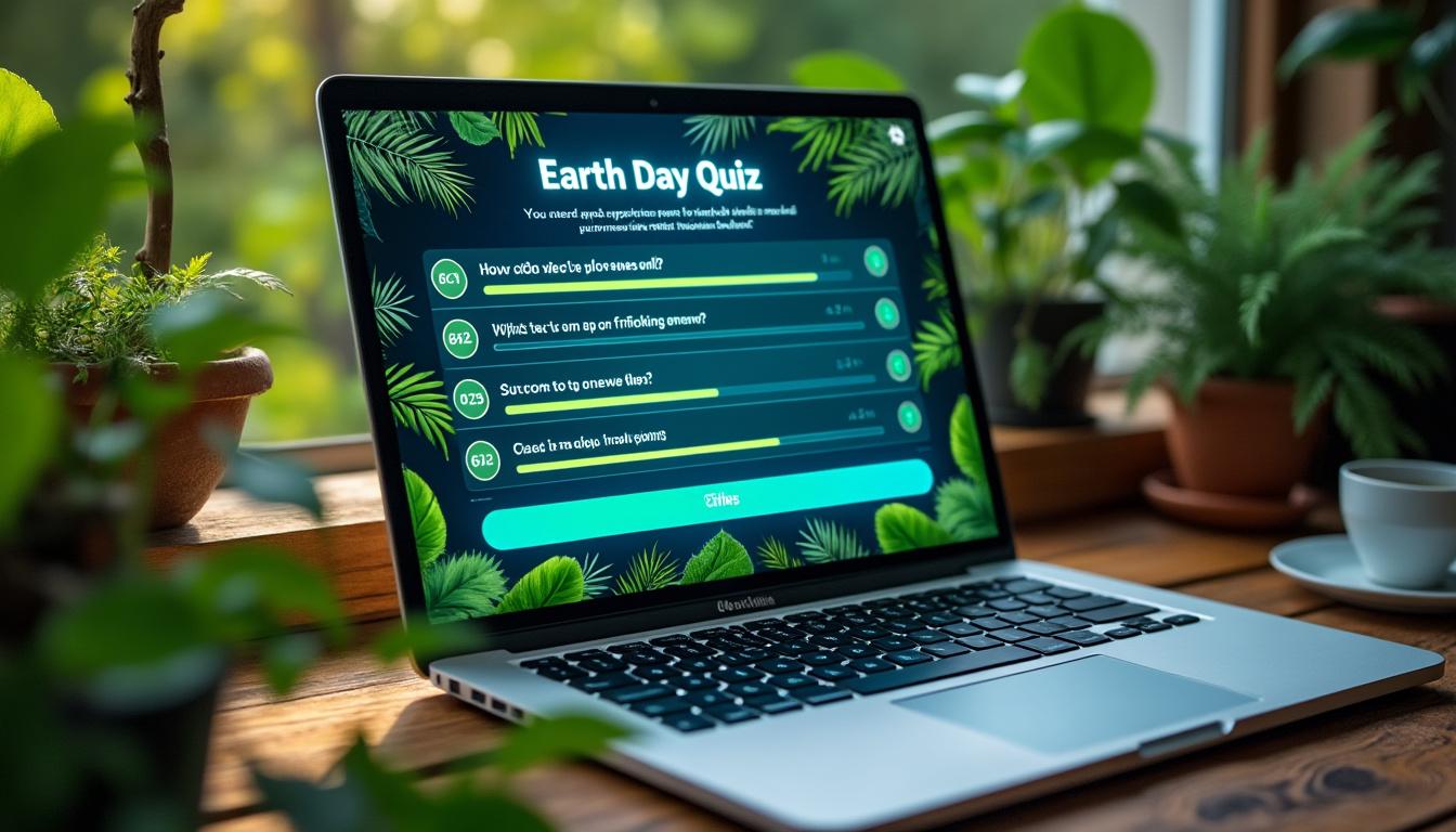 participez au quiz spécial journée de la terre de google et testez vos connaissances sur l'environnement. apprenez tout en vous amusant et engagez-vous pour la planète !