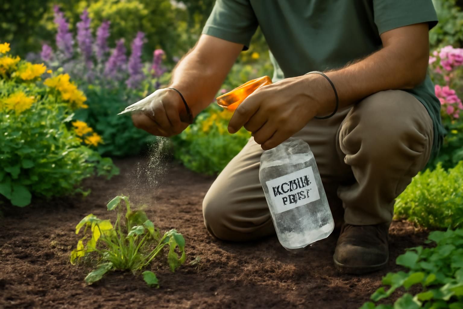 découvrez le désherbant naturel au vinaigre et au sel, une solution écologique et efficace pour entretenir votre jardin sans utiliser de pesticides chimiques.
