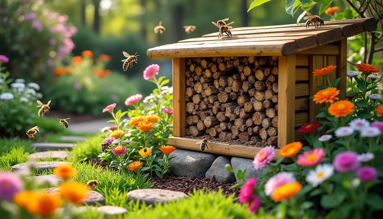 découvrez comment construire un hôtel à insectes pour attirer et protéger les pollinisateurs dans votre jardin, favorisant ainsi la biodiversité et la santé des plantes.