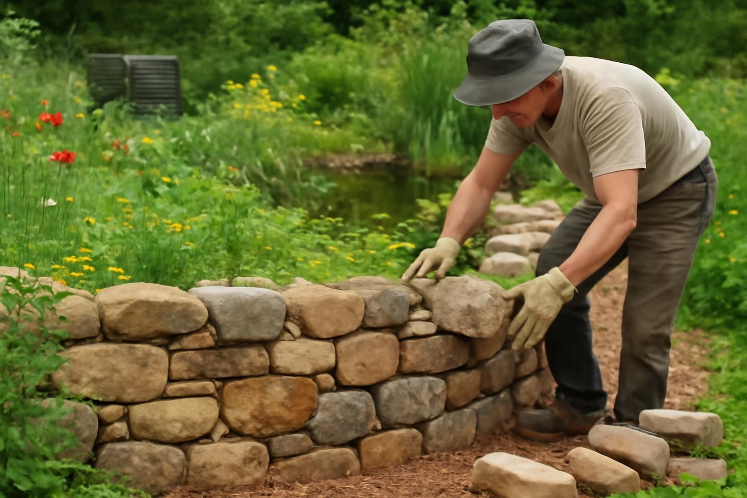 découvrez nos astuces pour construire un muret en pierre, alliant esthétisme, écologie et durabilité pour un jardin respectueux de l'environnement.
