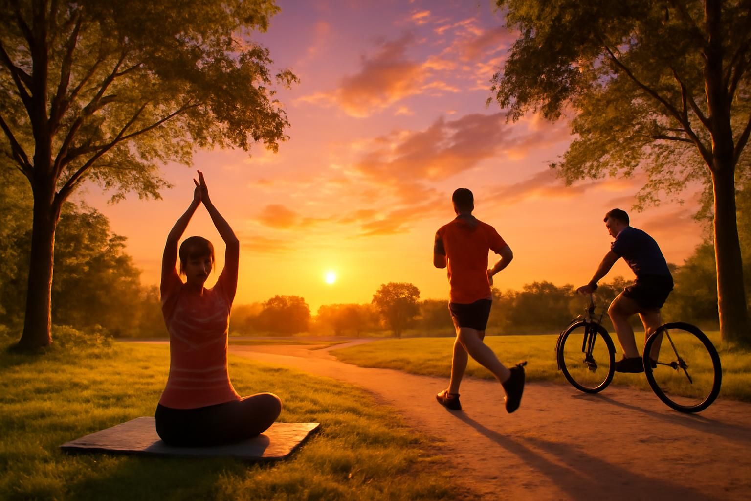 découvrez comment combiner coucher de soleil et sport en plein air pour vous ressourcer pleinement et profiter d'un bien-être naturel.