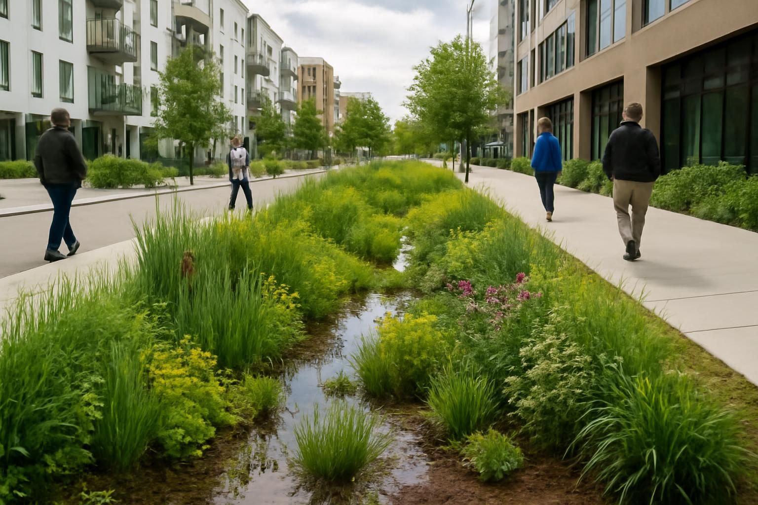 découvrez comment les noues végétalisées constituent une solution écologique efficace pour gérer les eaux de pluie en milieu urbain, tout en améliorant la biodiversité et la qualité de vie.