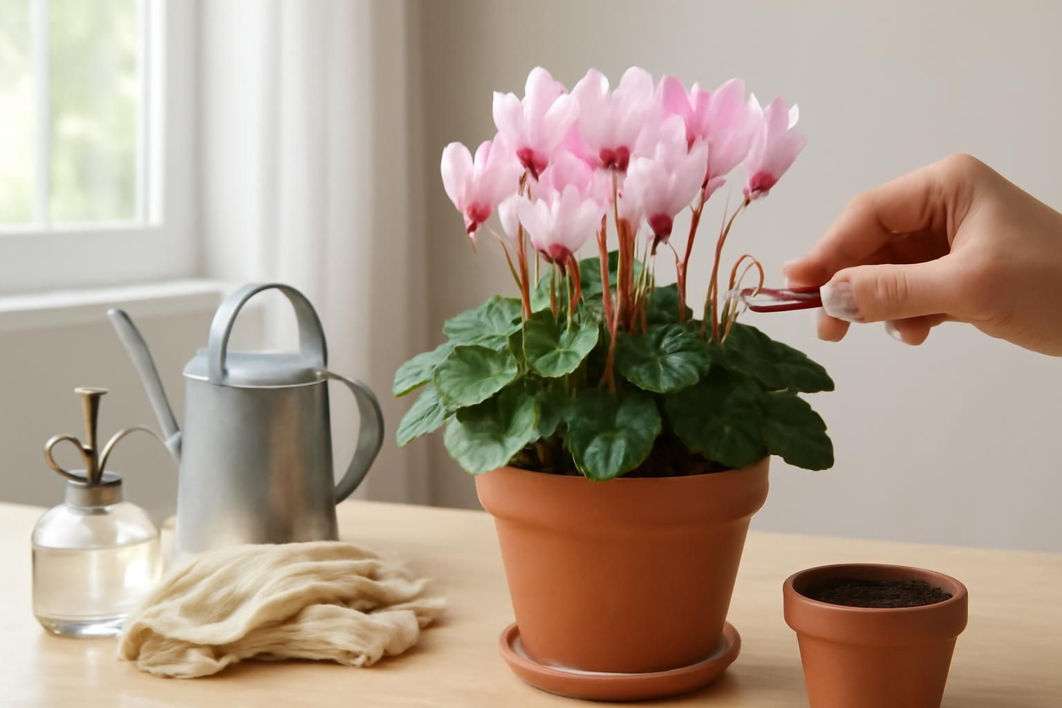 découvrez les conseils essentiels pour entretenir votre cyclamen en intérieur et prolonger sa floraison grâce à des gestes simples et efficaces.