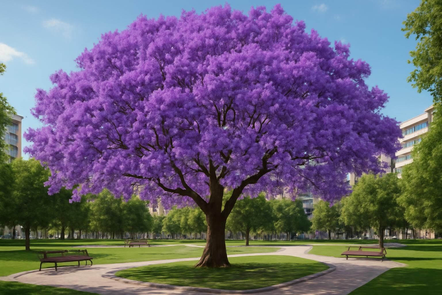 découvrez le jacaranda, arbre au spectacle violet captivant, qui sublime et transforme les espaces verts urbains en véritables havres de couleur et de fraîcheur.