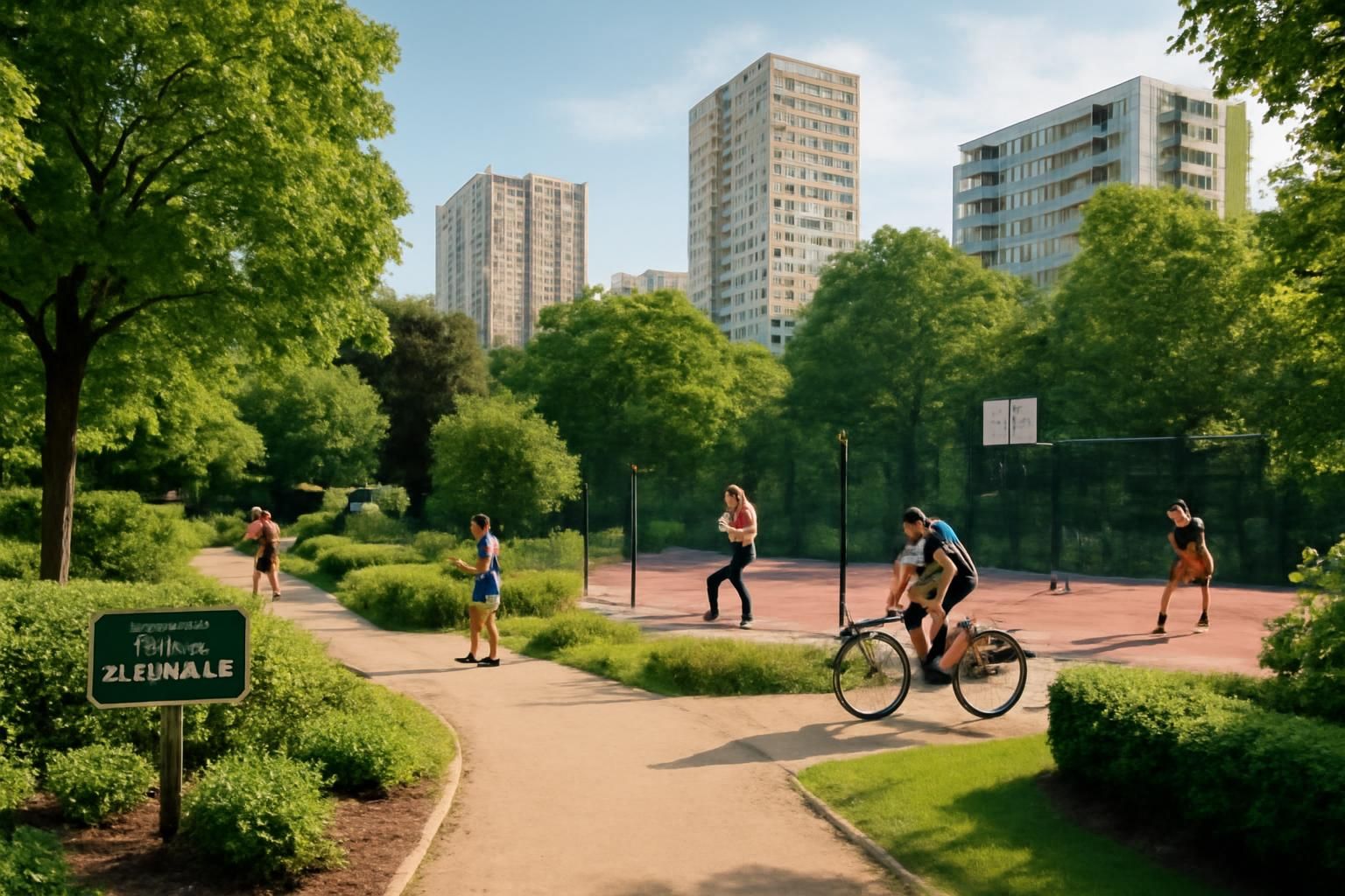 découvrez le square sarah bernhardt, un havre de verdure paisible au cœur de la ville, idéal pour se détendre après une séance de sport en plein air.