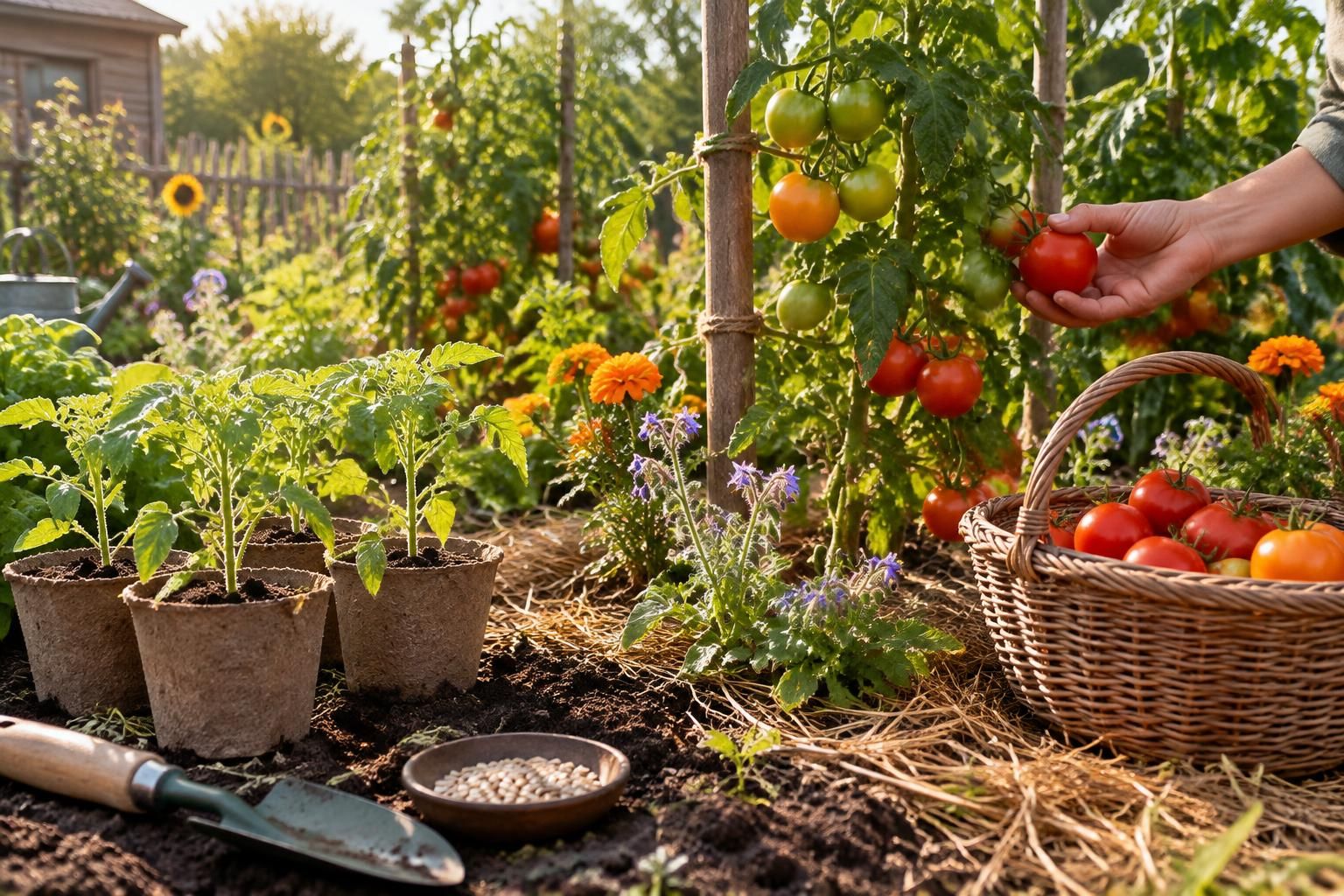 découvrez comment cultiver des tomates au naturel, du semis à la récolte : conseils pratiques pour des plants sains et des fruits savoureux.