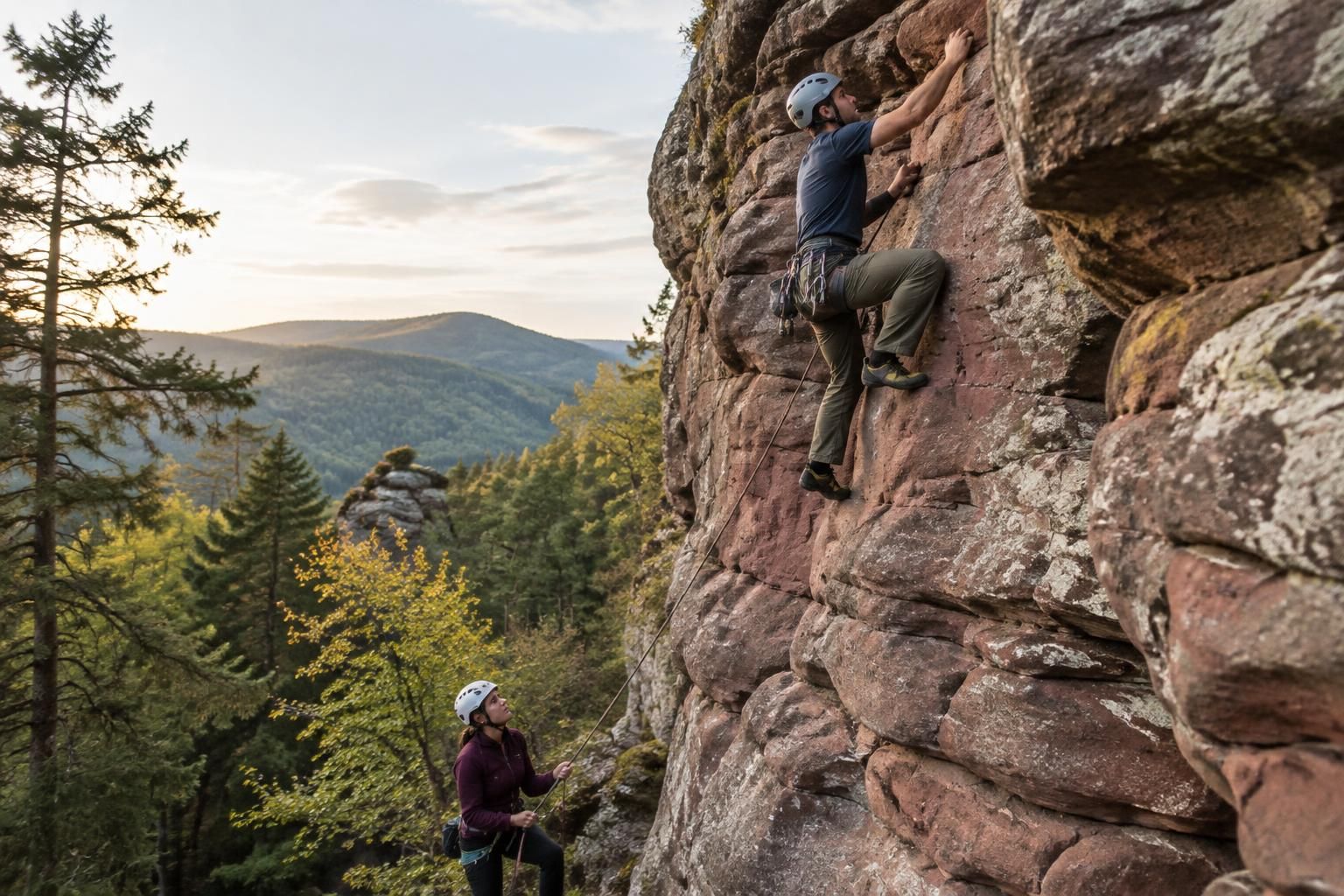 découvrez les plus belles falaises de grès d’alsace et profitez de sites d’escalade exceptionnels, entre nature, aventure et panoramas remarquables.